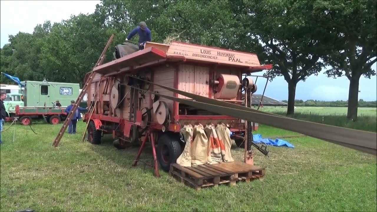 Geringhoff dorsmachine Hanomag Ruinen in  Balkbrug 2025-06-08