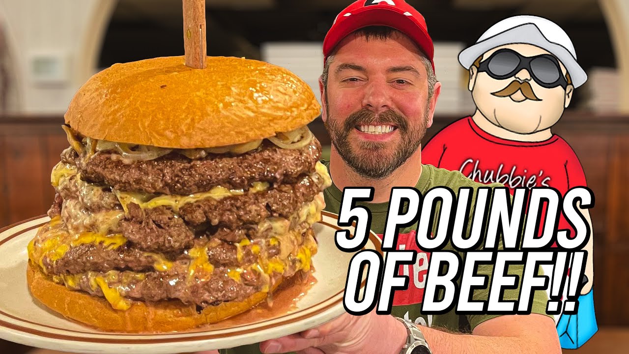 Chubbie's 5lb Burger Challenge in Racine, Wisconsin!!