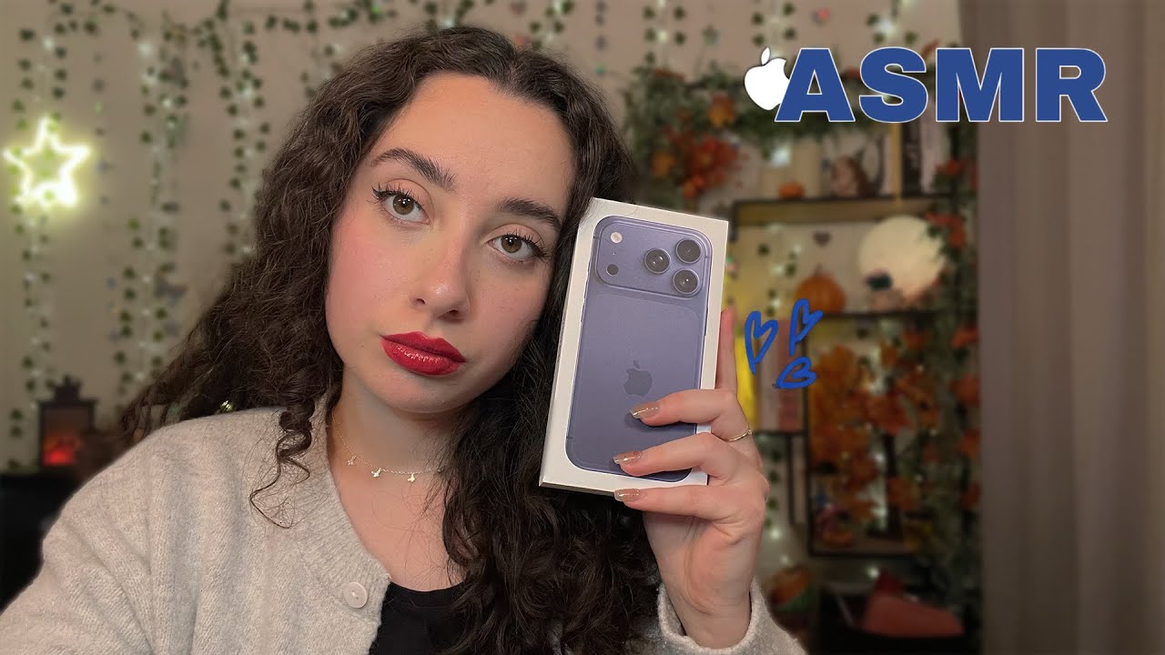 ASMR - J'AI ACHETÉ L'IPHONE 17 POUR TAPOTER SUR LA BOÎTE 💅🏻📱(unboxing et crash test)