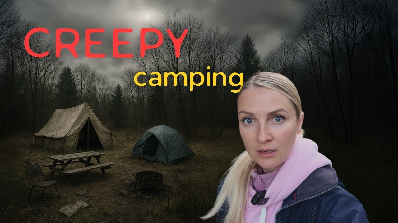 CREEPY CAMPING in KARELIA #creepycamping #camping #solocamping #scarycamping #campingvlog #camping
