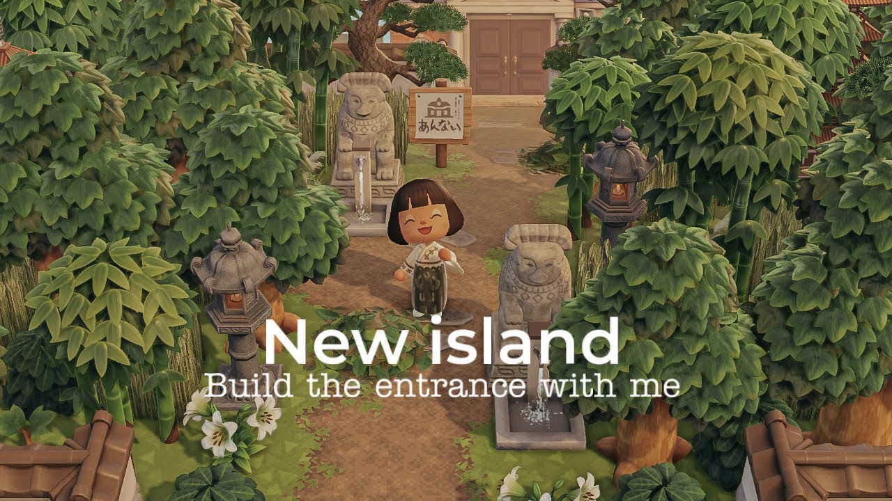 Japanese-inspired Island 2.0 I Entrance build I Animal Crossing New Horizons