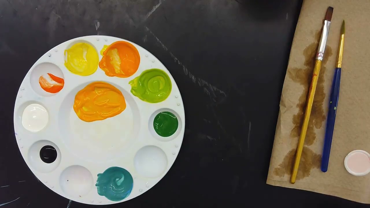 Esquemas de Colores con Pintura Témpera: Parte 1