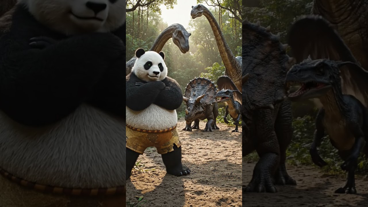 Godzilla se Pande🐼 ki fight Pande ki dinosaur🦖 fight King Kong 🦍se Godzilla fight Khatarnak