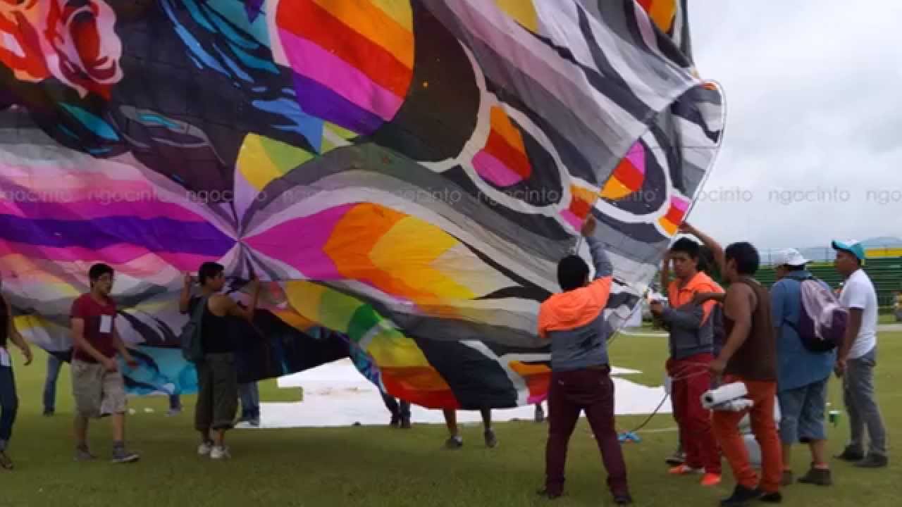 Festival Internacional de Globos de Papel San Andres Tuxtla Ver. 2014
