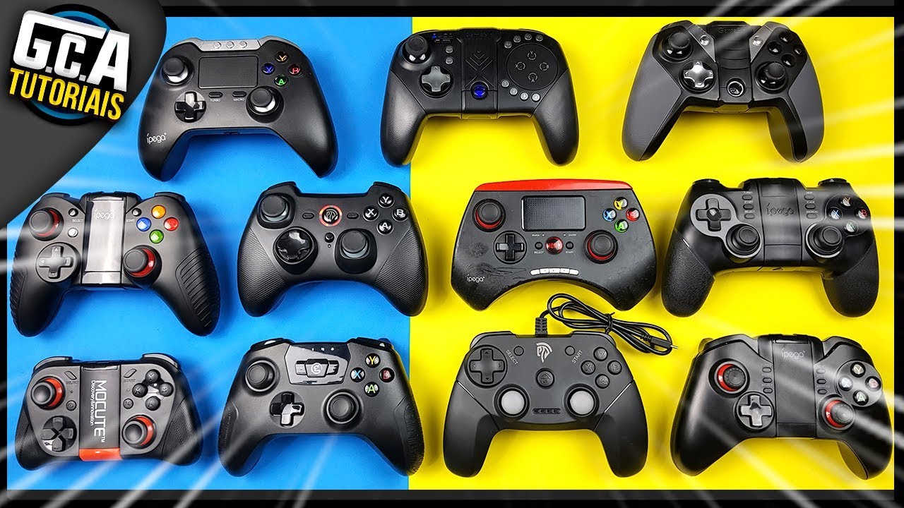 TOP 10 : OS MELHORES e MAIS BARATO GAMEPADS para ANDROID/IPHONE/PS3/TV BOX e PC!