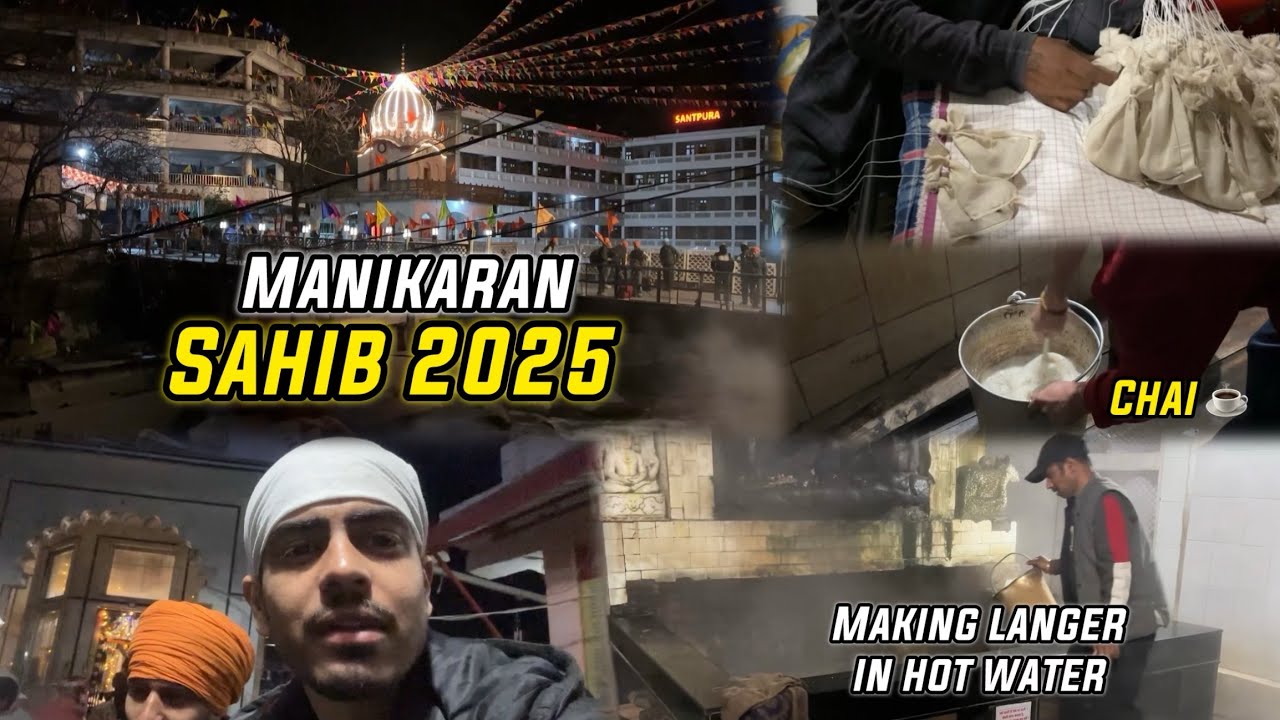 Manikaran Sahib Gurudwara😍2025 Hola Mohala | Ludhiana To ManiKaran