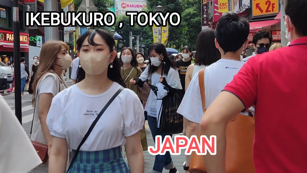 [4K] Summer Relaxing walk in Ikebukuro. Tokyo, Japan. জাপান ভ্রমণ। July 2022.