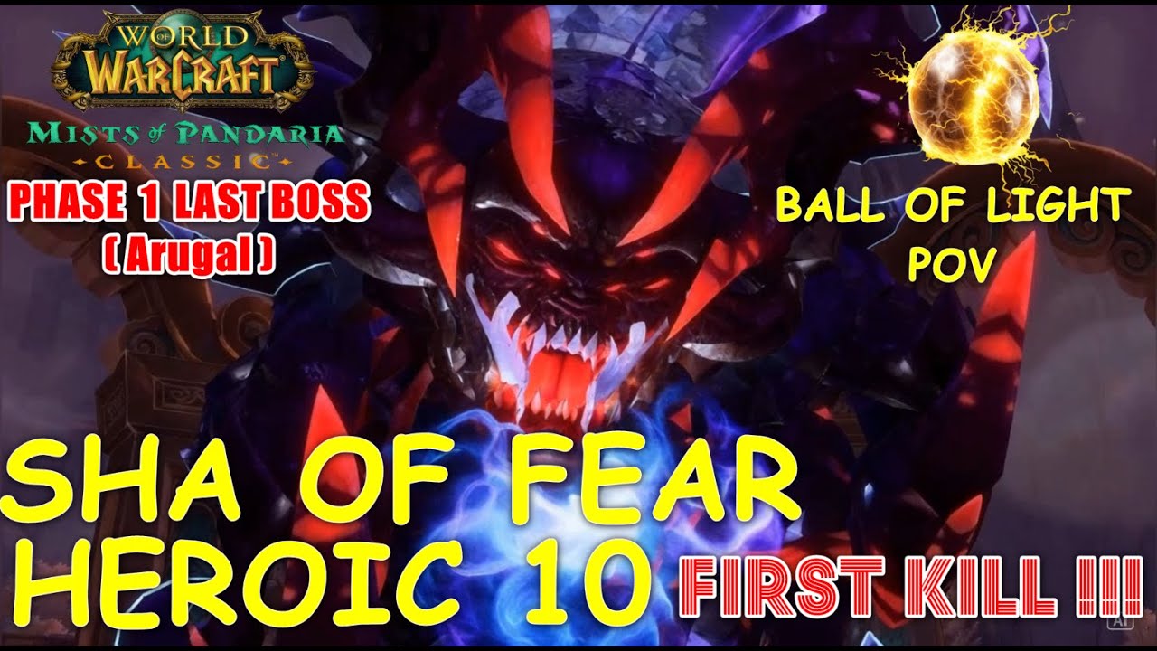 SHA OF FEAR HEROIC 10 SHADOW PRIEST POV feat. Ignisfatalis by Garis Keras - MOP Classic Arugal