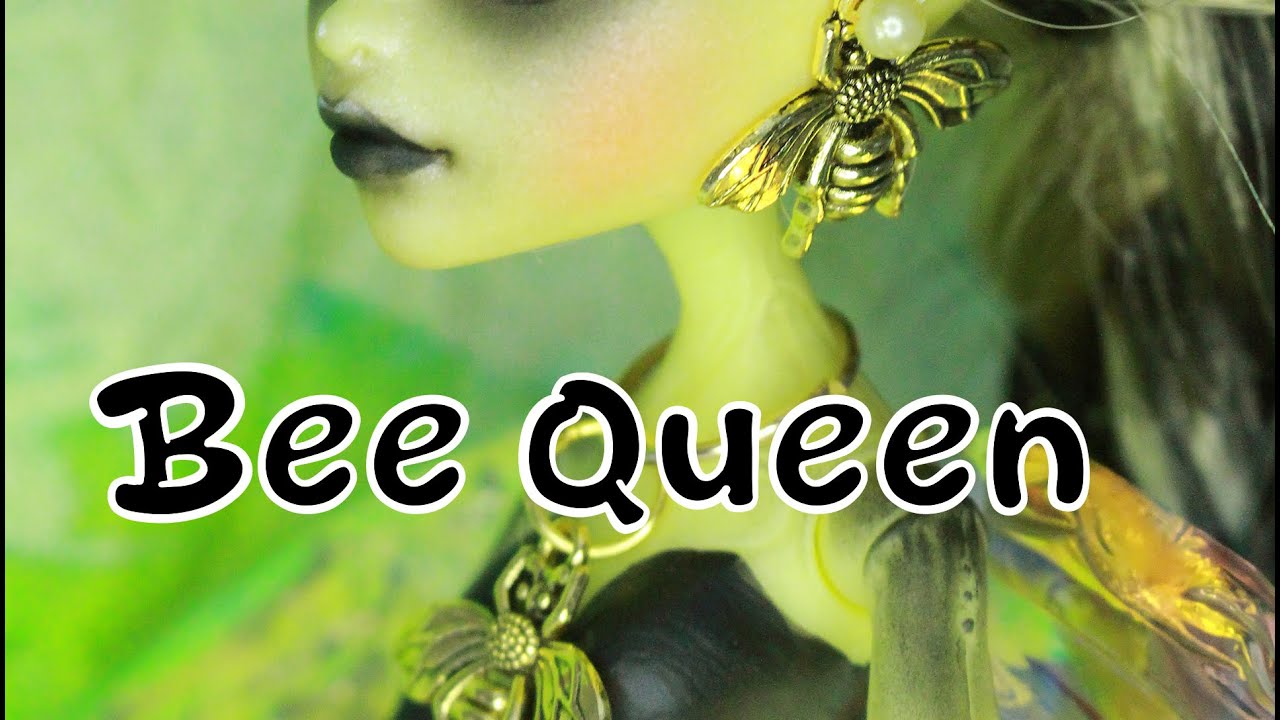 I am making a bee queen doll repaint