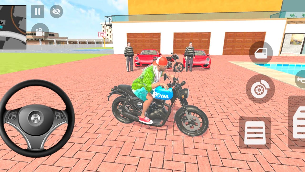 Franklin order by 2️⃣ Supercar and 1️⃣ Pulsar bike in Indian 🇮🇳 bike Theft Auto Simulator 😍 