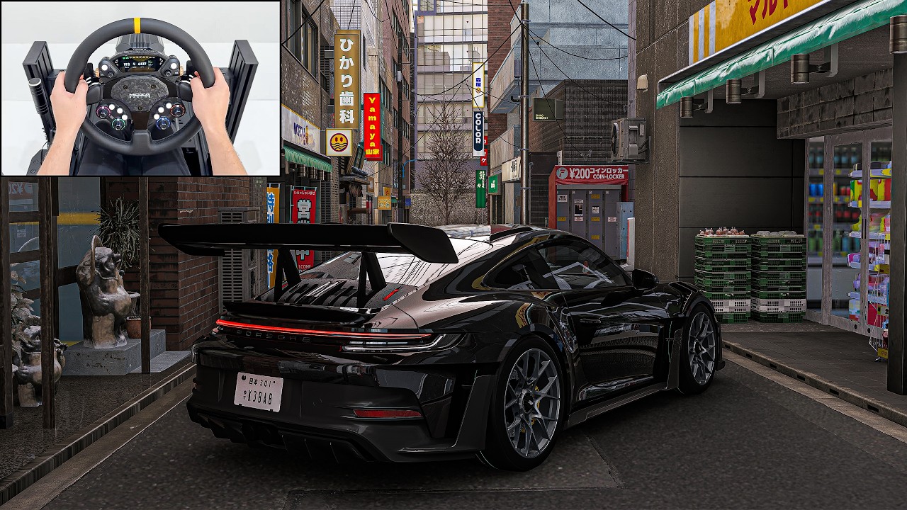Porsche 911 GT3 RS | Forza Horizon 6 | Steering Wheel Gameplay