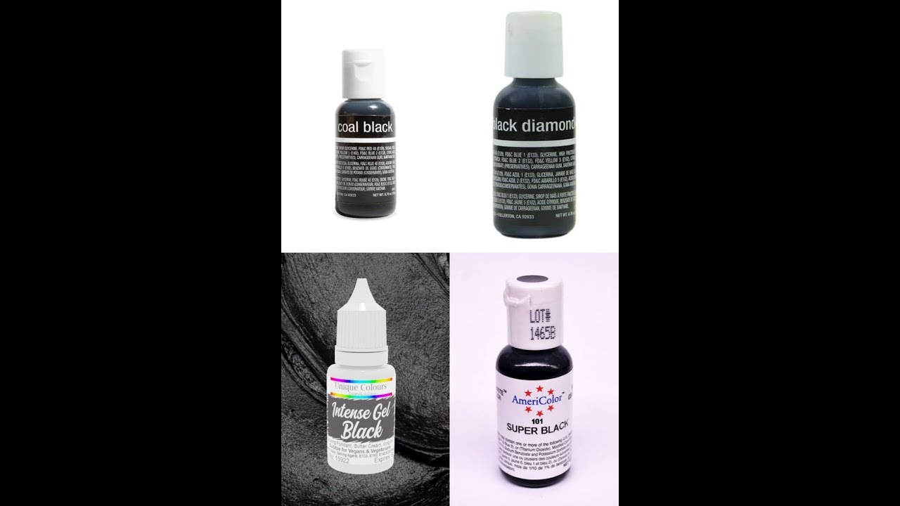 FOOD COLOUR WARS: Black series 3/3 #americolor #chefmaster #uniqueolours