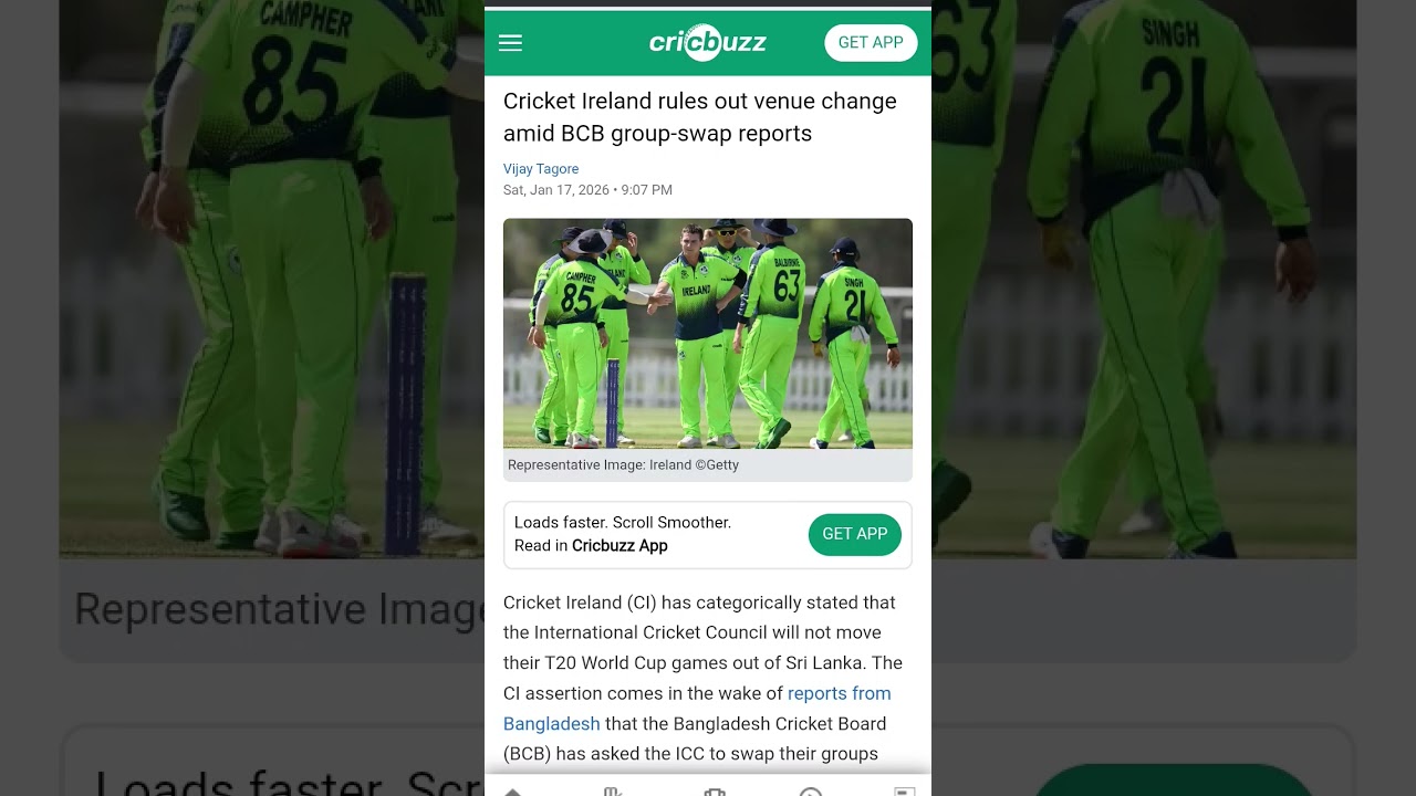Cricket Ireland rules out venue change amid BCB group-swap reports