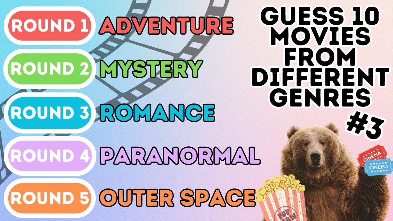 Guess 10 Movies from Different Genres Quiz | Adventure, Mystery, Romance, Paranormal & Space (3)