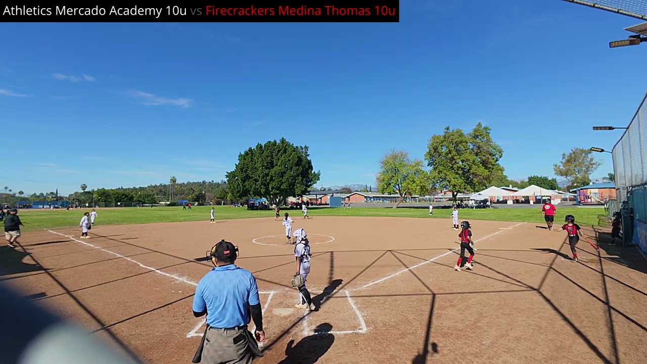 1-11-26 Athletics Mercado Academy 10u vs Firecrackers Medina Thomas 10u