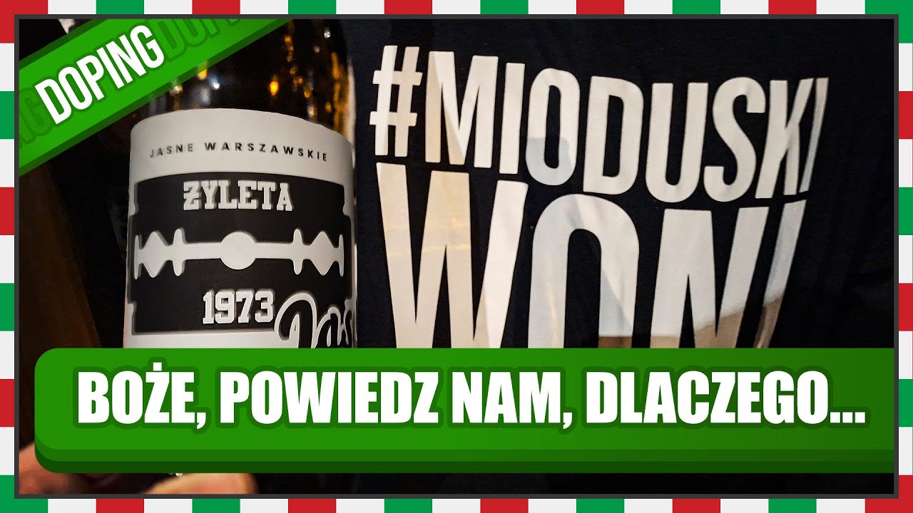 Boże, powiedz nam dlaczego, tu zesłałeś Mioduskiego?! Doping na meczu Legia - Piast