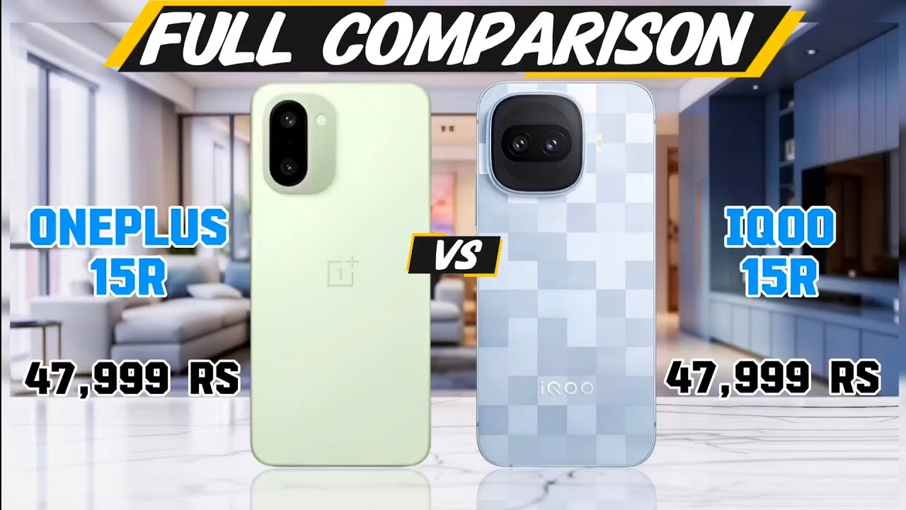 OnePlus 15r vs iQOO 15r || Which one is best 🤔? Let's find out 🕵️...