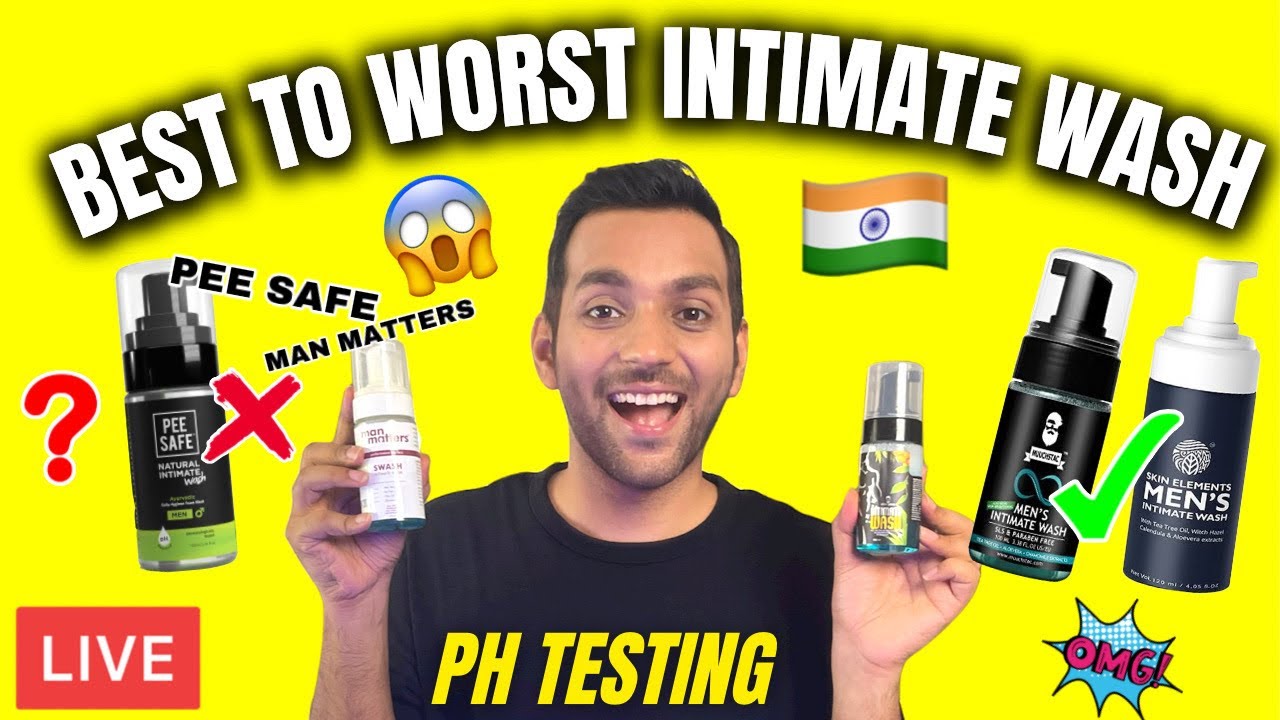 BEST TO WORST INTIMATE WASH IN INDIA | Best Intimate Wash for Men |HOW TO STOP SWEATY & STINKY BALLS