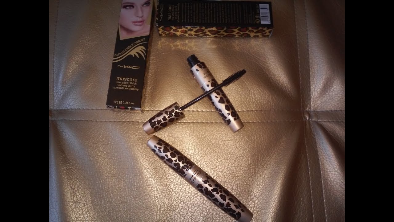 MAC mascara the  effect thick volume curls upwards extremely