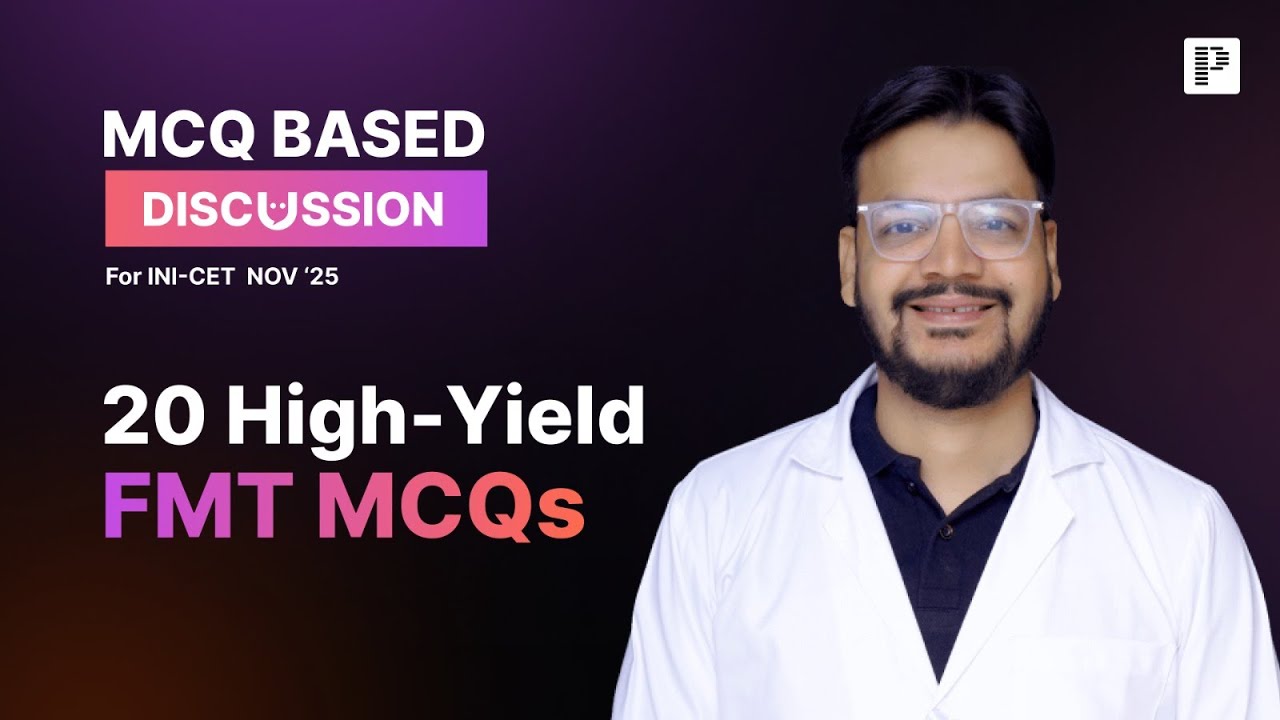 Jhamad Sir Explaining Top INI-CET Nov ’25 MCQs!