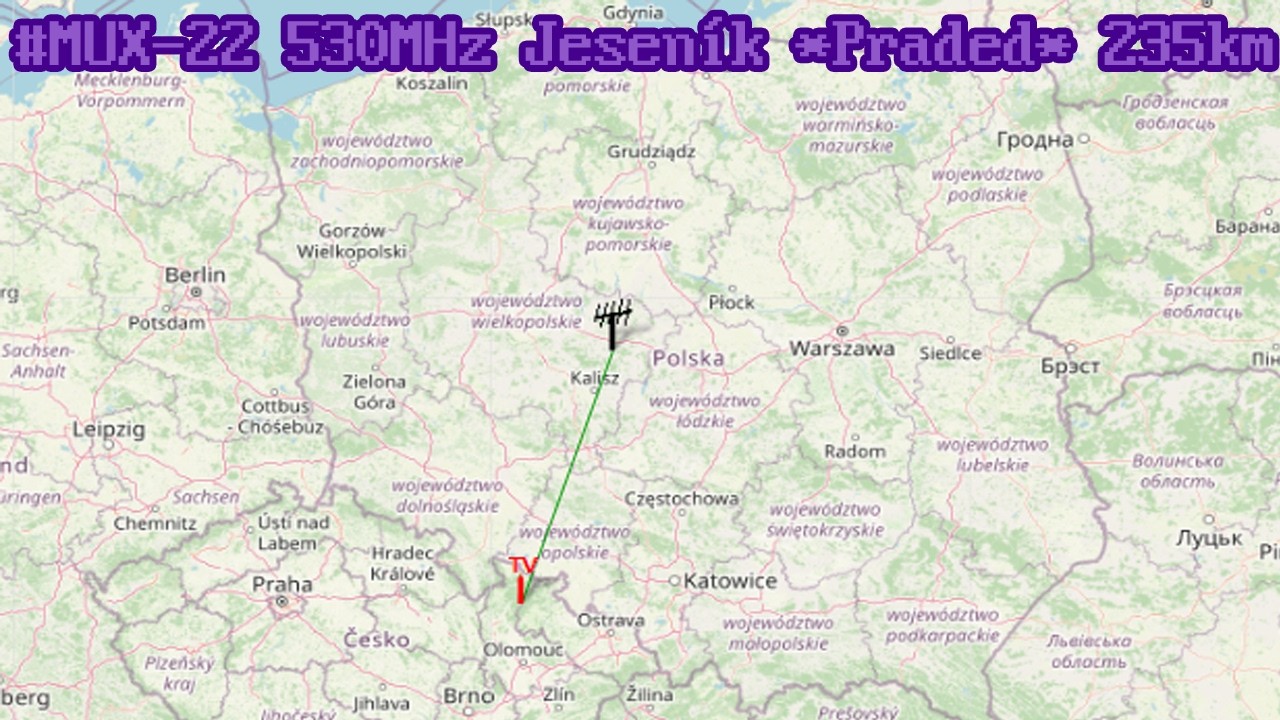 [TV-DX] DVB-T MUX-22 * Jeseník