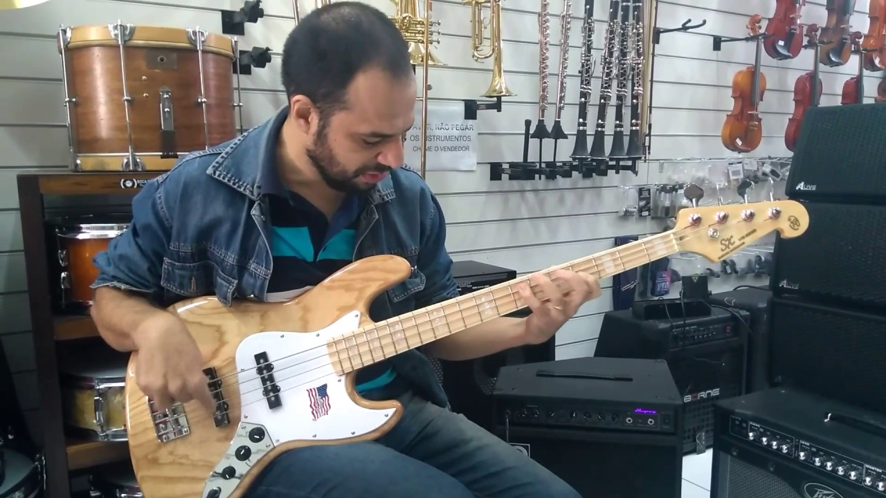 V&iacute;deo #36 Fernando Lima: Baixo SX SJB75 Jazz Bass