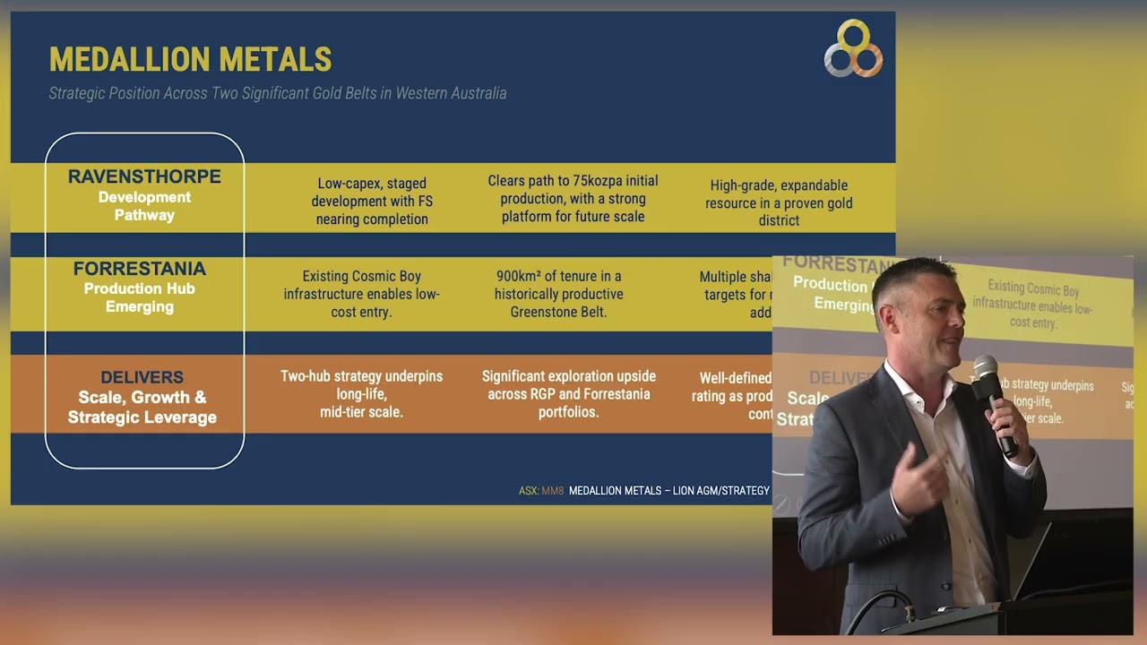 Medallion Metals: Pathway to Production & Regional Growth (Lion Selection Group Strategy Day 2025)