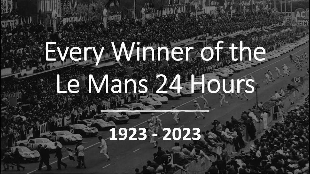 Le Mans Winners 1923 - 2023