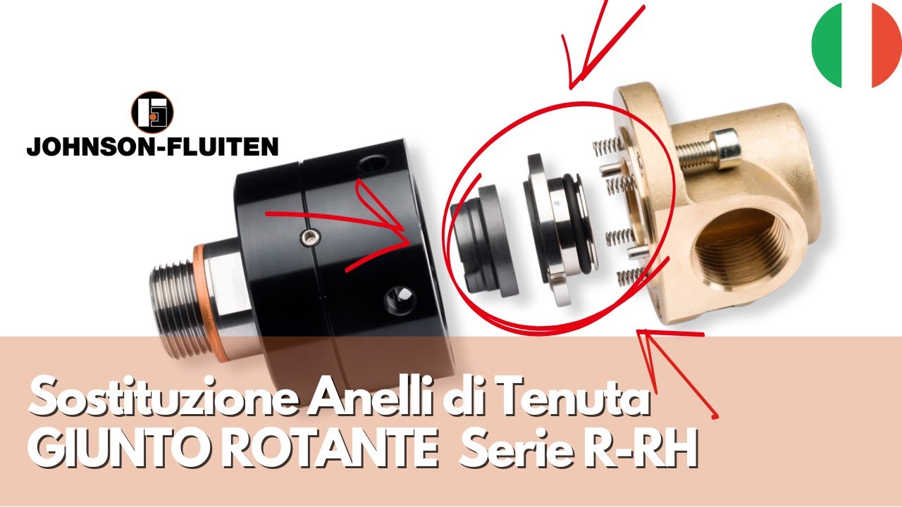 Manutenzione Passo-Passo: Sostituzione degli Anelli di Tenuta sui Giunti Rotanti R-RH | Guida 3D