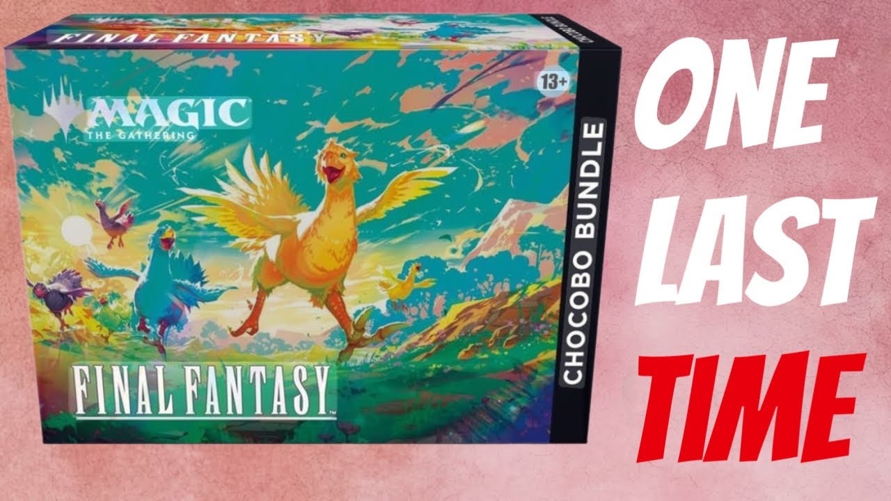 Unboxing My Last MTG Final Fantasy Chocobo Bundle! | MTG Final Fantasy Unboxing
