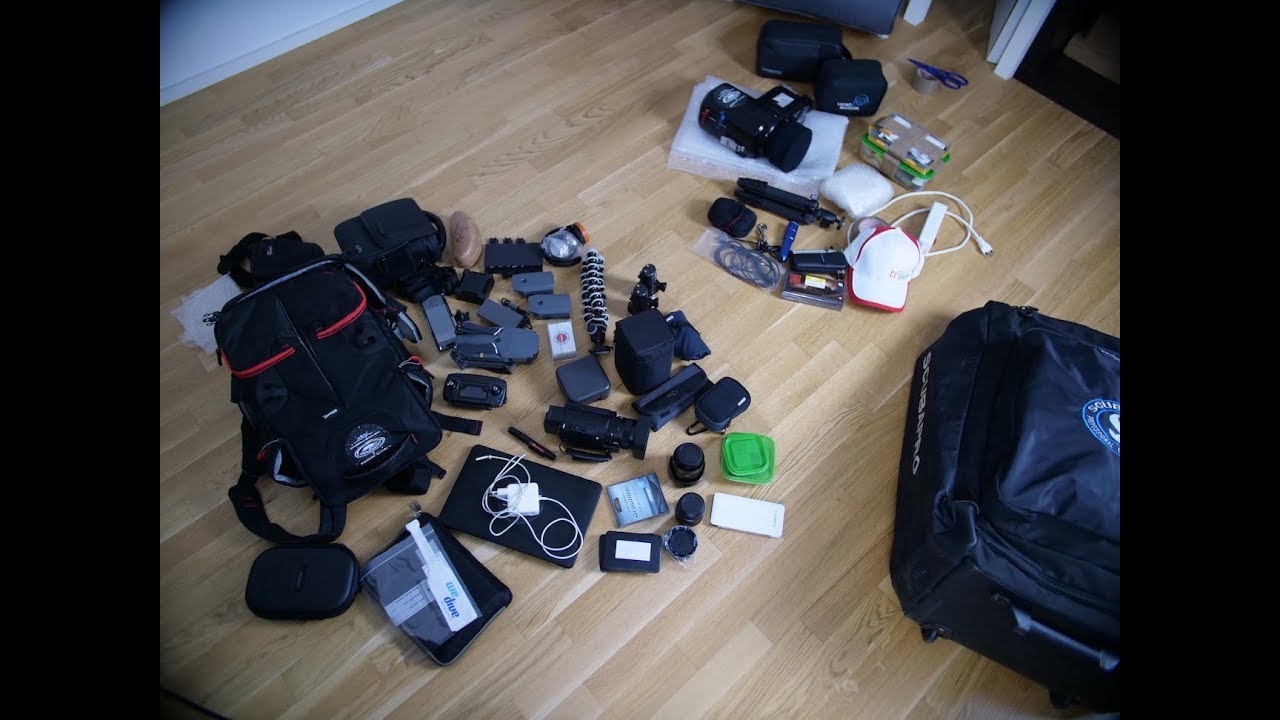Packing for Mexico - On our way to the CMAS World Championship in Underwater Photography in La Paz