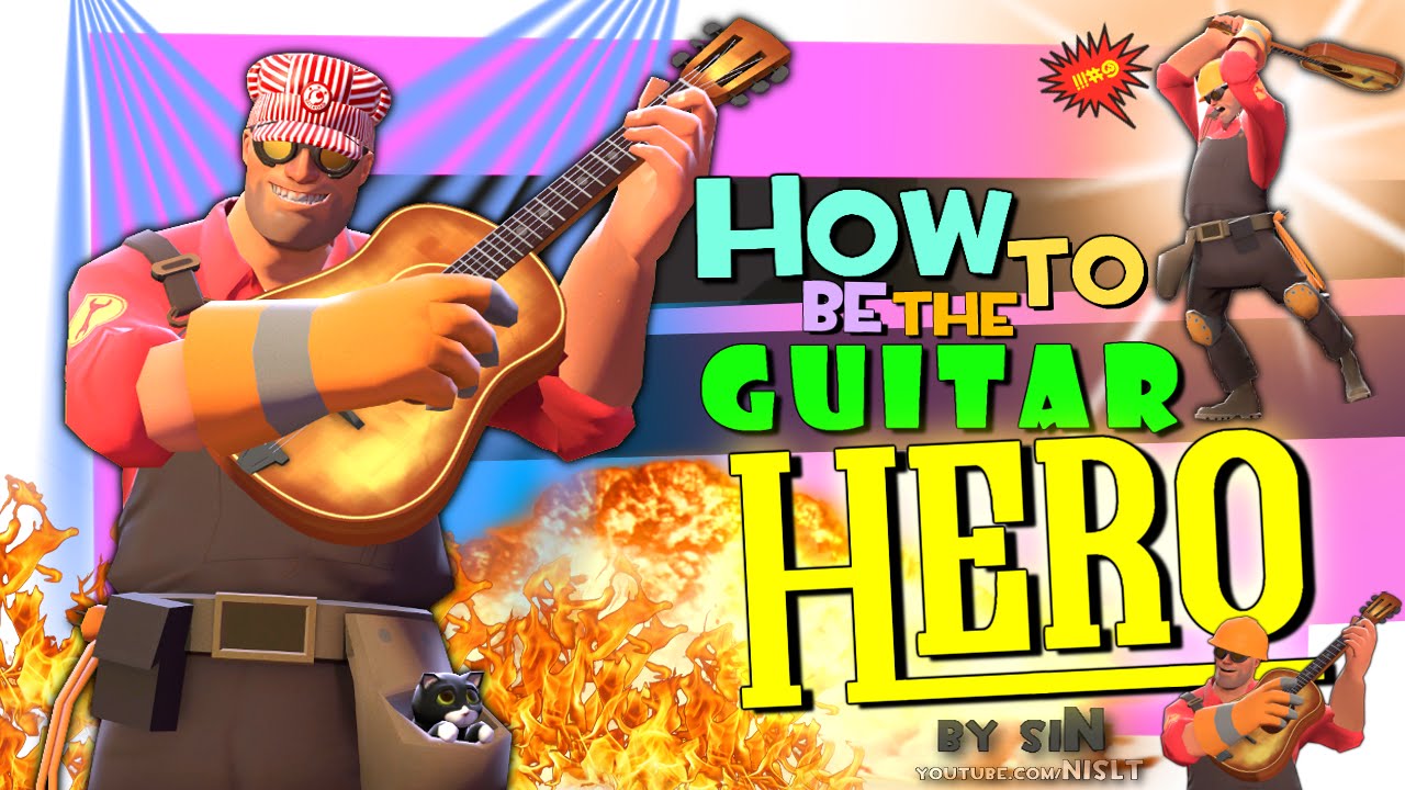 TF2: How to be the guitar Hero [FUN/Taunt Kill]