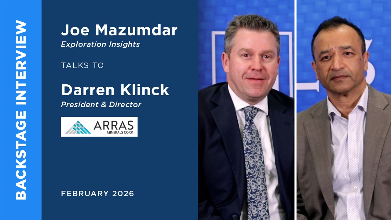 Darren Klinck of Arras Minerals Corp. talks to Joe Mazumdar | Metals Investor Forum | February 2026