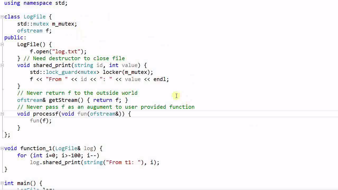 Потоки C++ №3: гонка данных и мьютекс