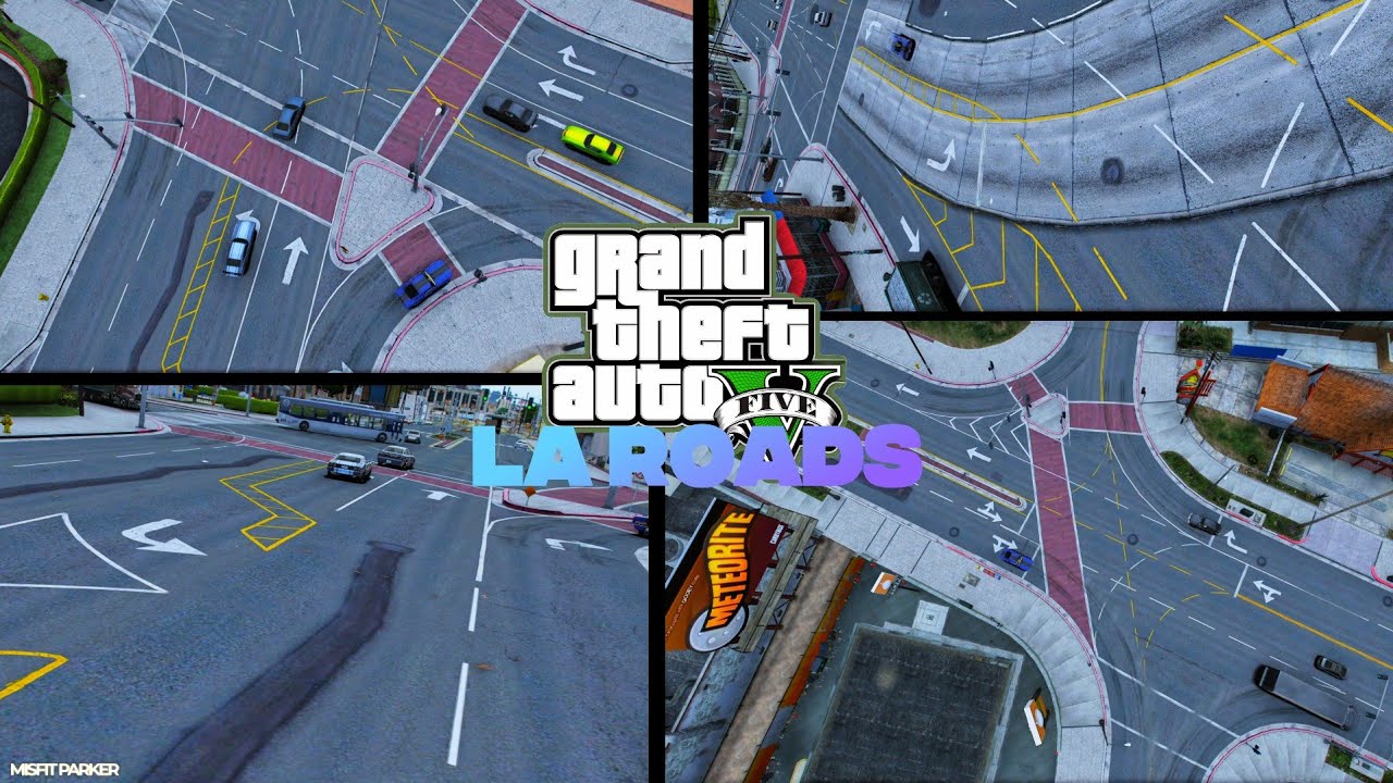 Как установить дороги Лос-Анджелеса в GTA 5 | Моды для GTA 5 | Заменить все дороги в GTA 5 на нас...