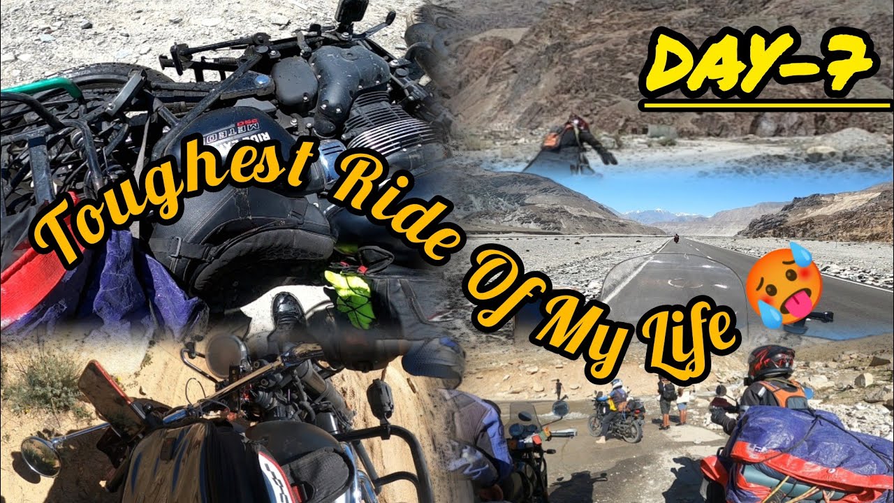Ladakh off road adventure: Meteor 350 tested| Day-7| Hundar to Pangong Lake| #lehladakh #soloride