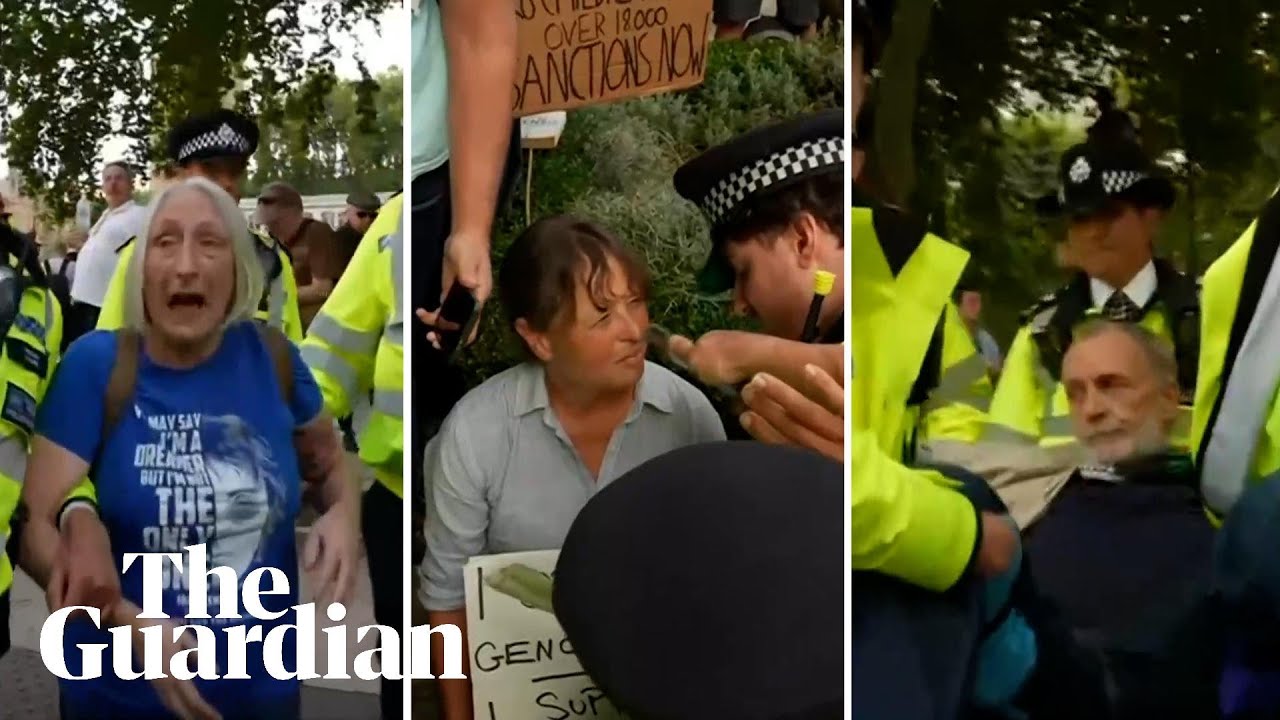 Police begin arrests at London protest over Palestine Action ban