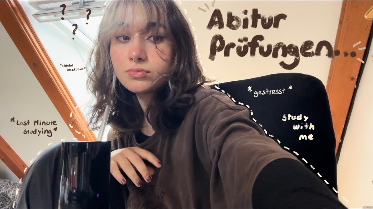 ୨୧｡⋆ 1/3 ABITUR PR&Uuml;FUNGEN... - Pr&uuml;fungen, gestresste study routine als Oberstufensch&uuml;lerin｡⋆୨୧