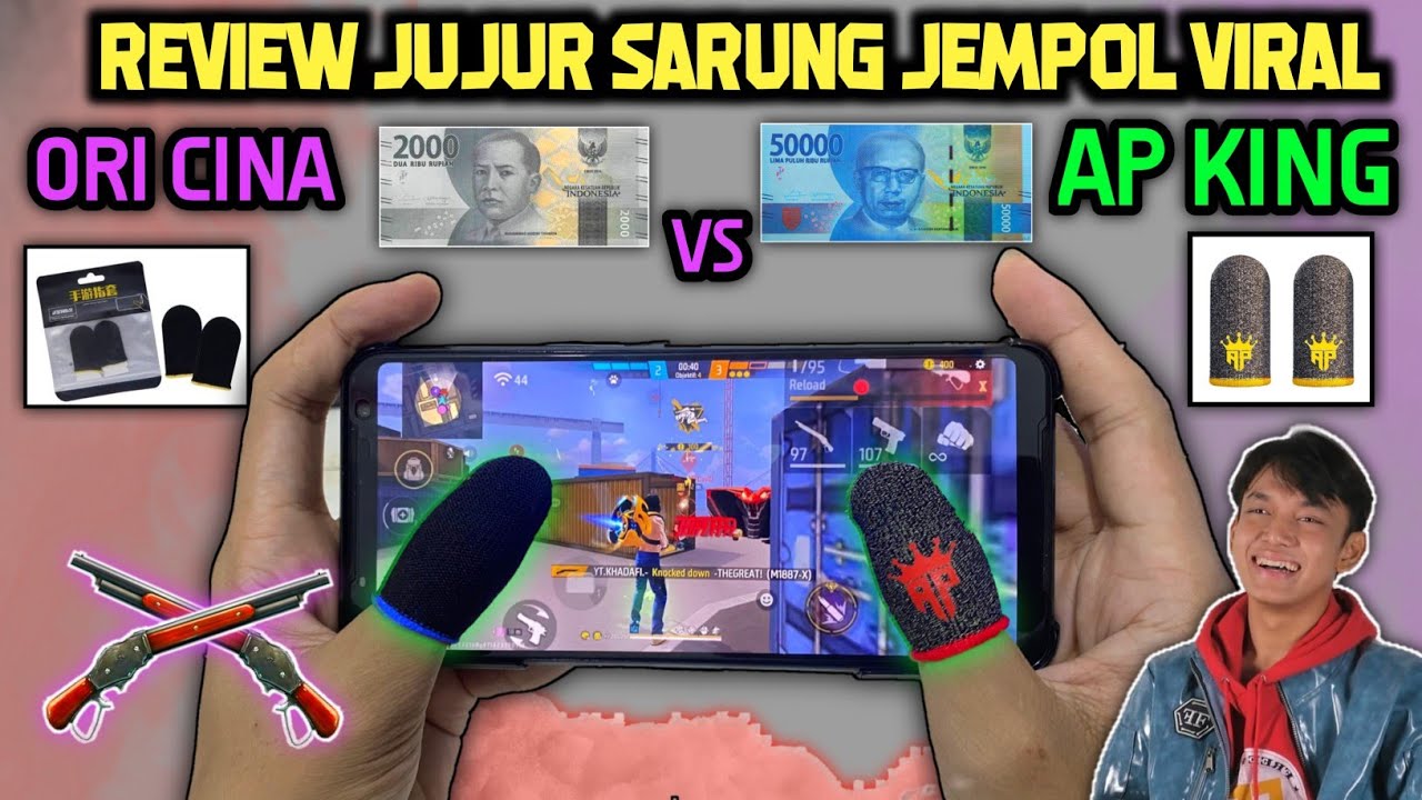 TES JUJUR AP KING ANDRA ST VS ORI CINA ( 30 Ribu VS 2 Ribuan) - MAIN FF AUTO HEADSHOT LANGSUNG GAK ?