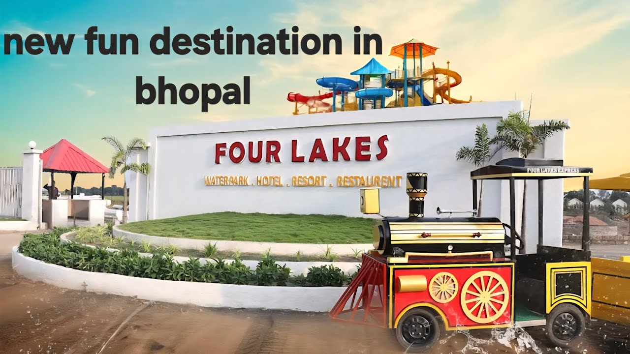 FOUR LAKES WATERPARK#trending #travel #waterpark #resort #vlog