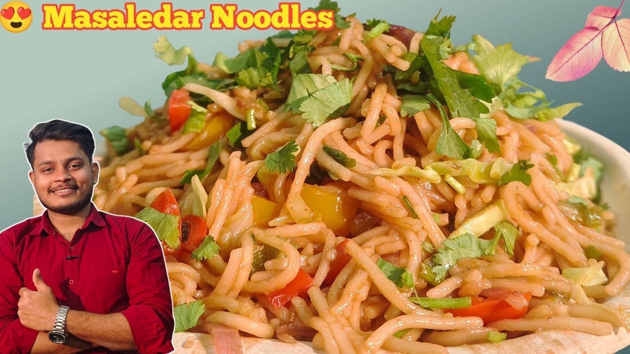🔥 घर पर बनाए Street Style Masaledar Noodles | Full Chatakedar Taste