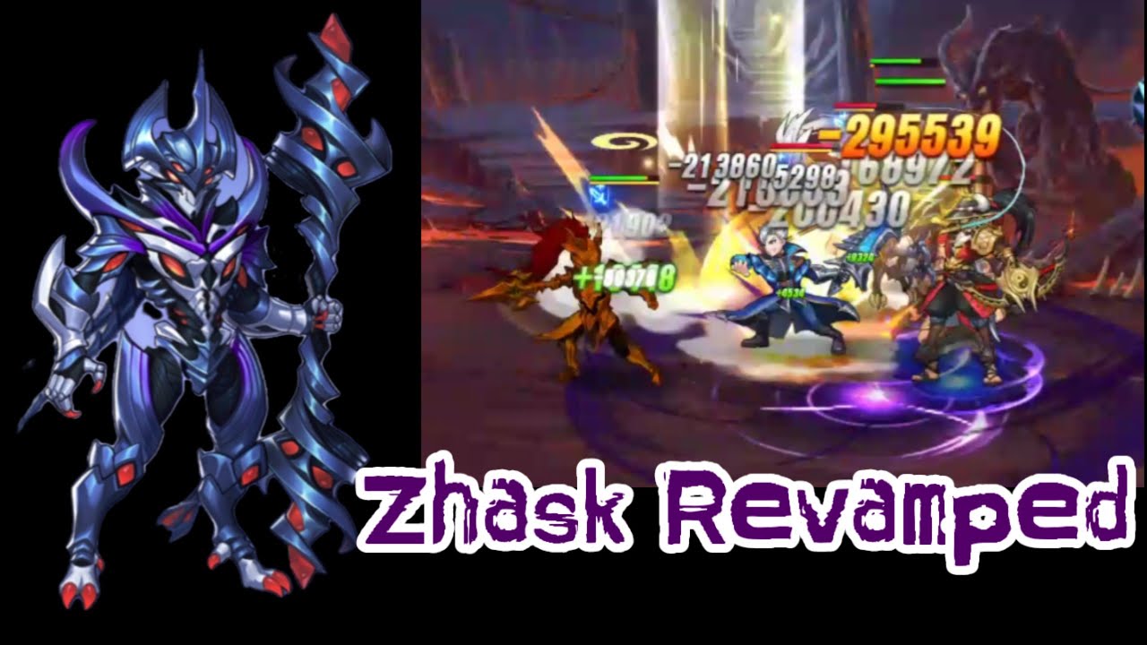 [Mobile Legends Adventure] Zhask Quick Review & Max Vessel Hanabi !