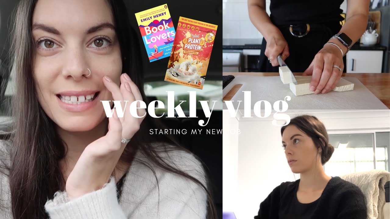 WEEKLY VLOG | starting my new job, settling into a new routine + a couple of recent purchases