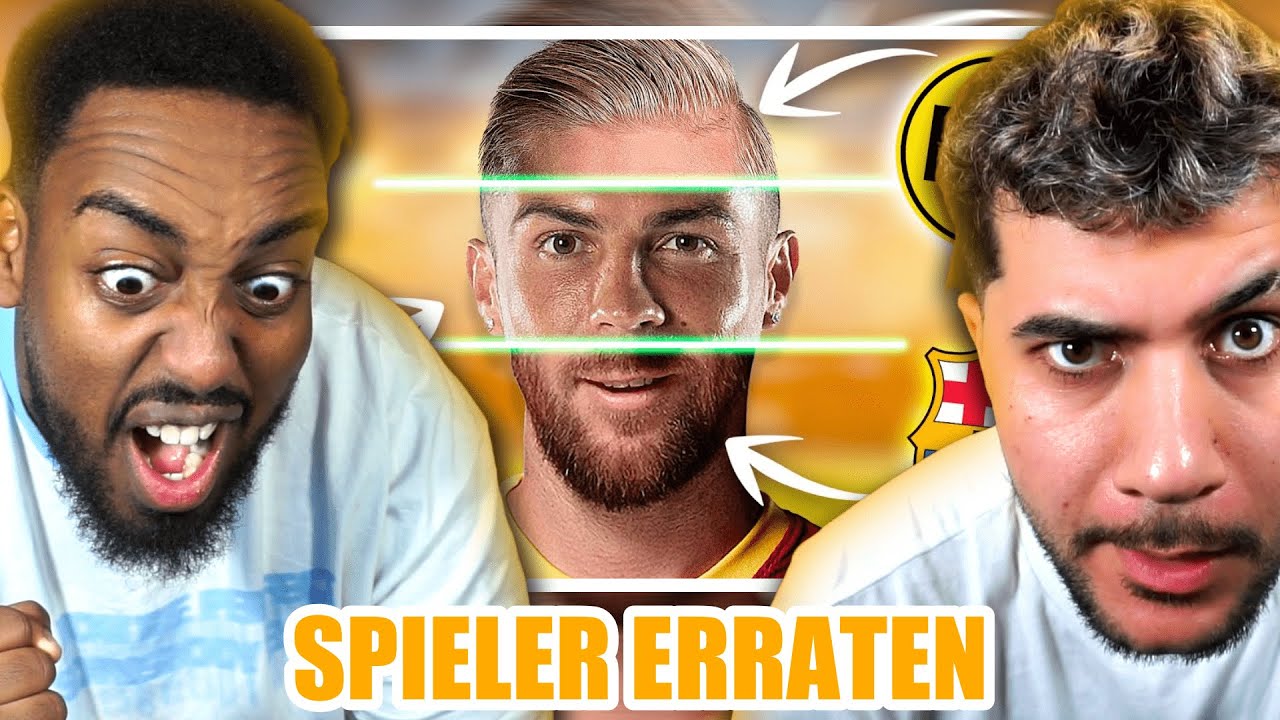 FARO & HAMED erraten 3 FUSSBALLER auf einem BILD (mit BESTRAFUNG)⚽I JustFaro