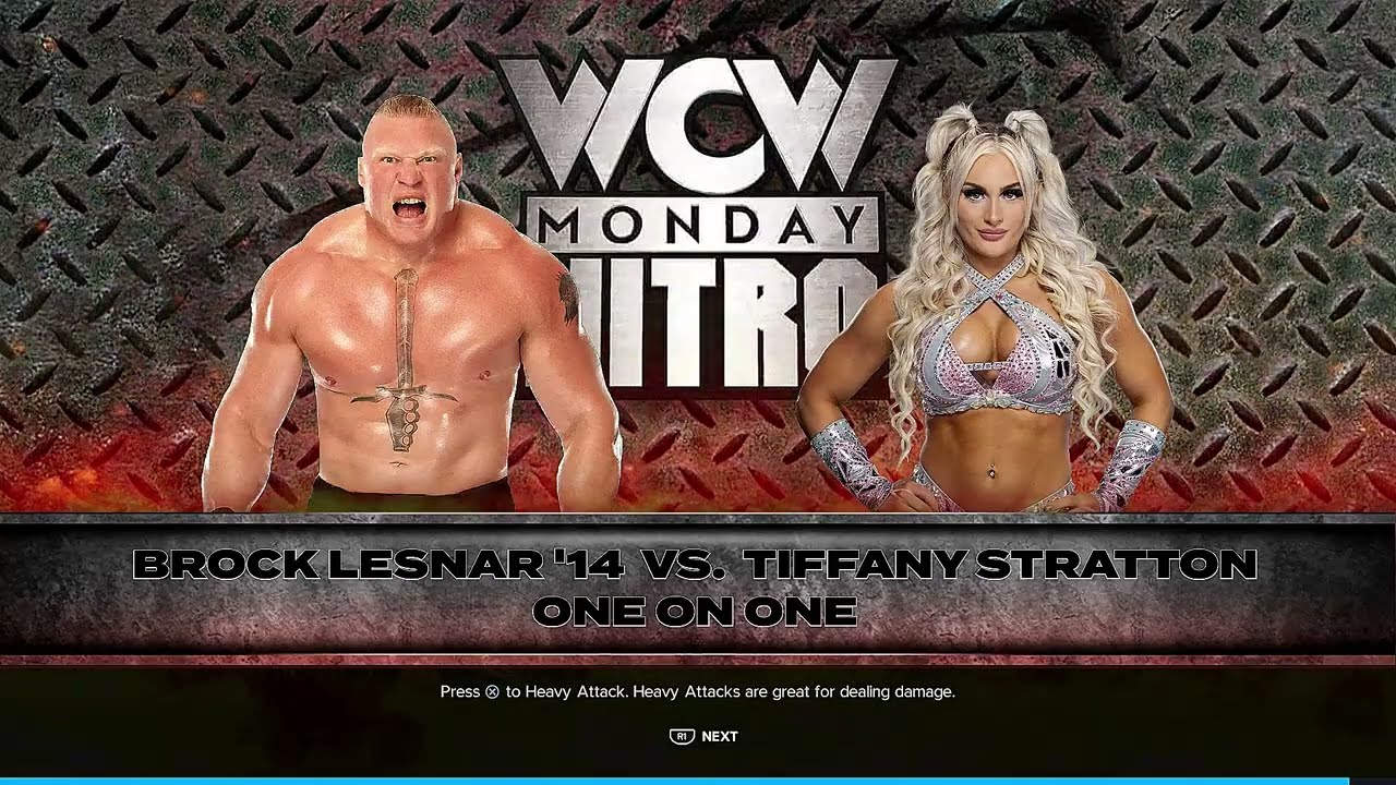 Брок Леснар против Тиффани Страттон | WWE | WWE 2K24 | Gamer Beast
