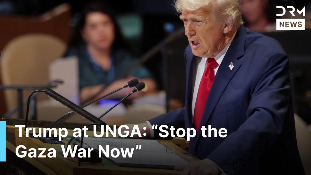 Trump Demands End to Gaza War, Warns India & China on Ukraine Conflict in Historic UN Speech | AC1G