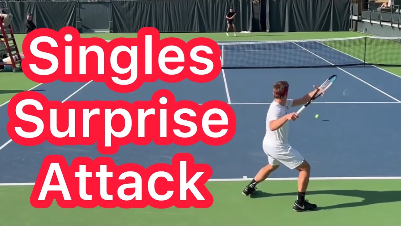 How To Surprise Attack Your Singles Opponent (Advanced Tennis Strategy)