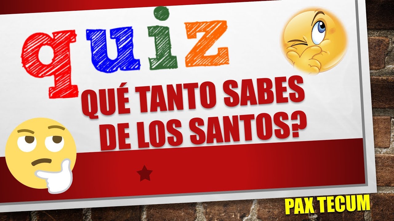 QUIZ: Qué tanto sabes de los santos? Un reto para católicos.