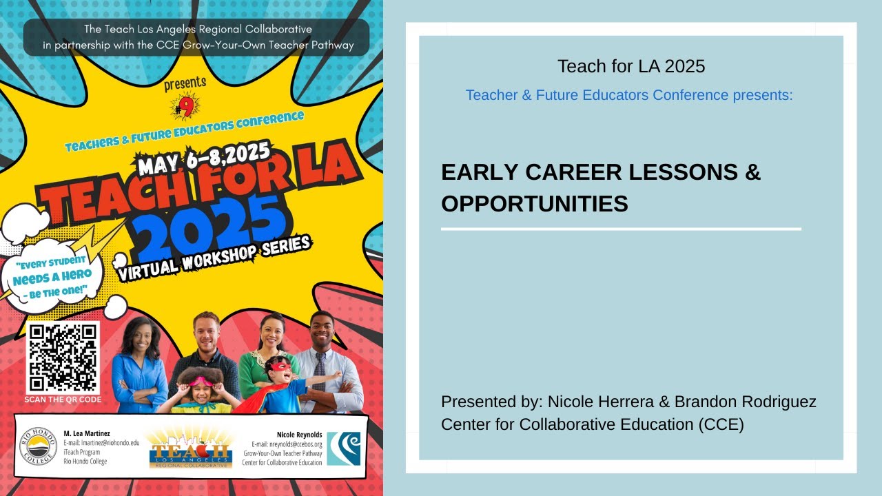 Early Career Lessons & Opportunities