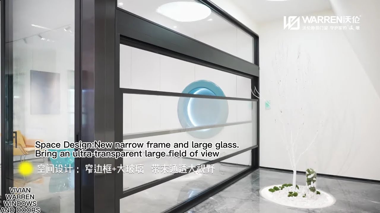 Modern Black Residential Power Lift Window Demo | Warren Window Motorized System #windows